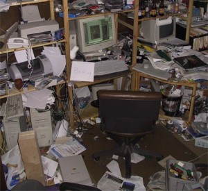 office clutter